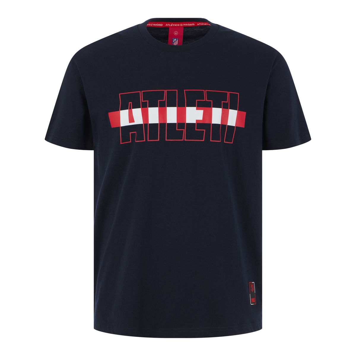 Camiseta Atleti Franja Azul Ni&ntilde;o image number null